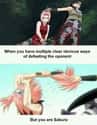 Speechless on Random Funny Memes About Sakura Being Useless in Naruto