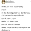 Eat Healthy on Random Hilarious Medical School Memes Made By And For Medical Students