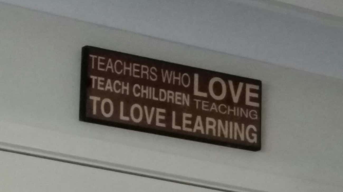 Teachers Who Love Teach Children Teaching