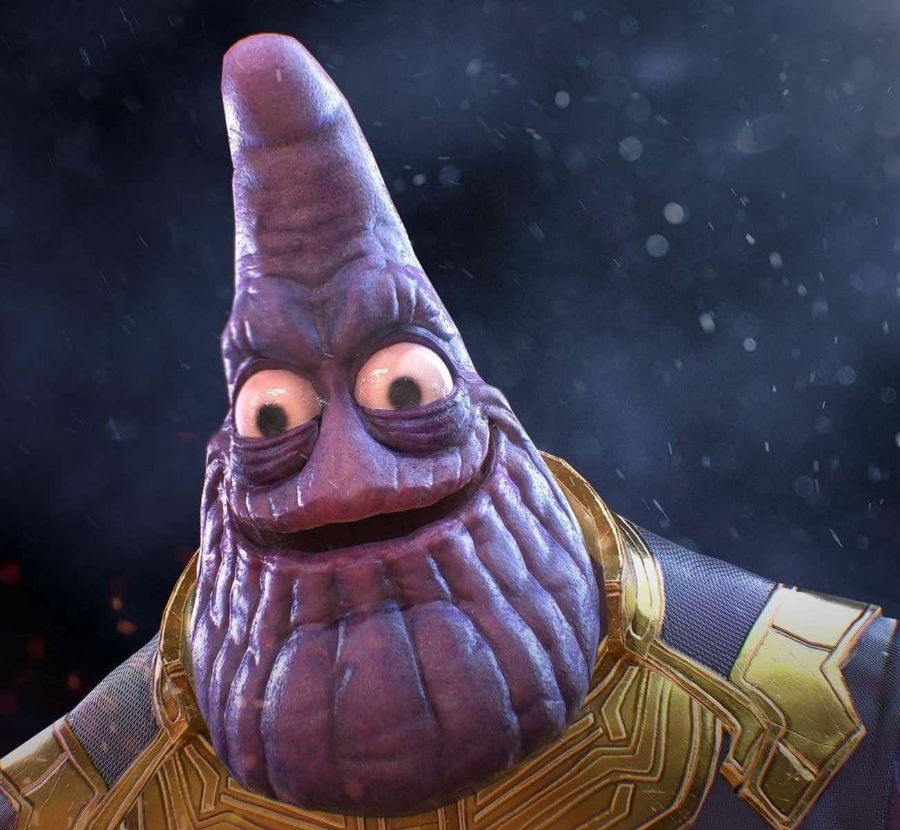 15 Times Cursed Images Of Thanos Making An Unexpected Crossover Surfaced On The Internet