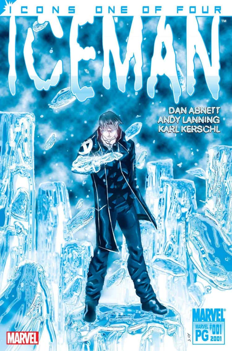 1 Thawing Out & 2 Absolute Zero Marvel Graphic Novel Comic Book Lot Iceman Vol 