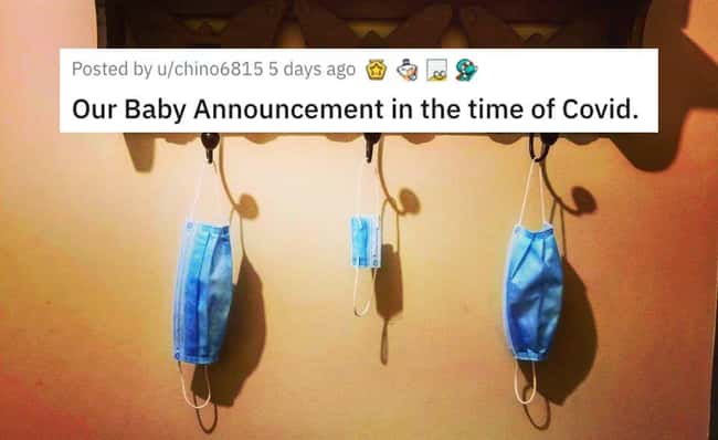 Baby Announcement is listed (or ranked) 16 on the list 26 Random Photos From This Week That Went Viral