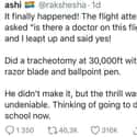 Doctor On This Flight on Random Social Media Posts That Make Wildly Unexpected Turns