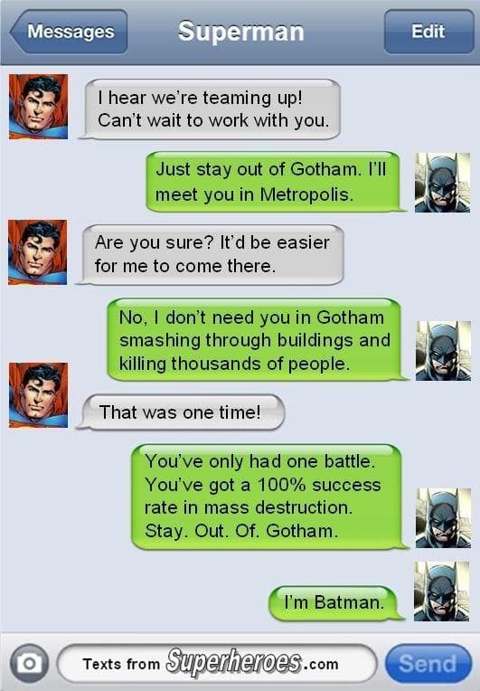 The Funniest Texts From The Justice League