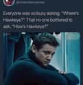 Where's Hawkeye on Random Hawkeye Memes That Prove He's The Most Underrated Avenger