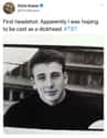 The One Ear Piercing And Turtleneck Combo on Random Funniest Things Chris Evans Ever Tweeted