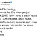 Cap Isn't Adjusting To Modern Technology Too Well on Random Funniest Things Chris Evans Ever Tweeted