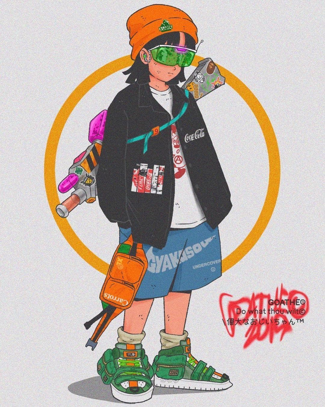 This Artist Reimagines Your Favorite Anime Characters In Streetwear ...