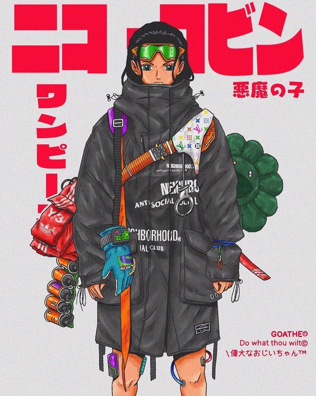 This Artist Reimagines Your Favorite Anime Characters In Streetwear ...