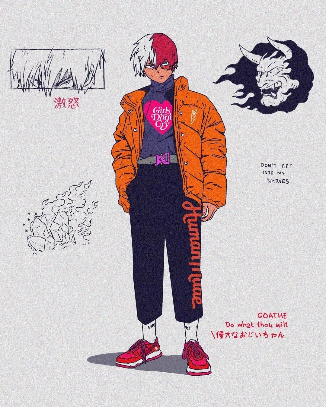 This Artist Reimagines Your Favorite Anime Characters In Streetwear ...