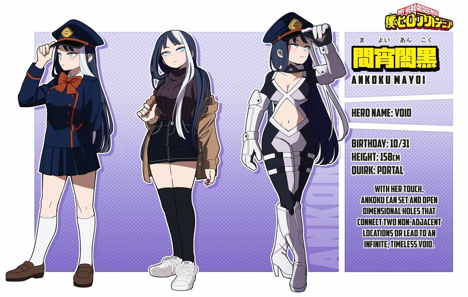 Female Mha Oc Outfits Oc Cho Phil Sin Sister Devianta 