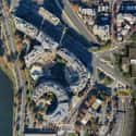 Watergate Hotel on Random Google Earth Satellite Pics Of Exact Spots Where Historical Events Happened