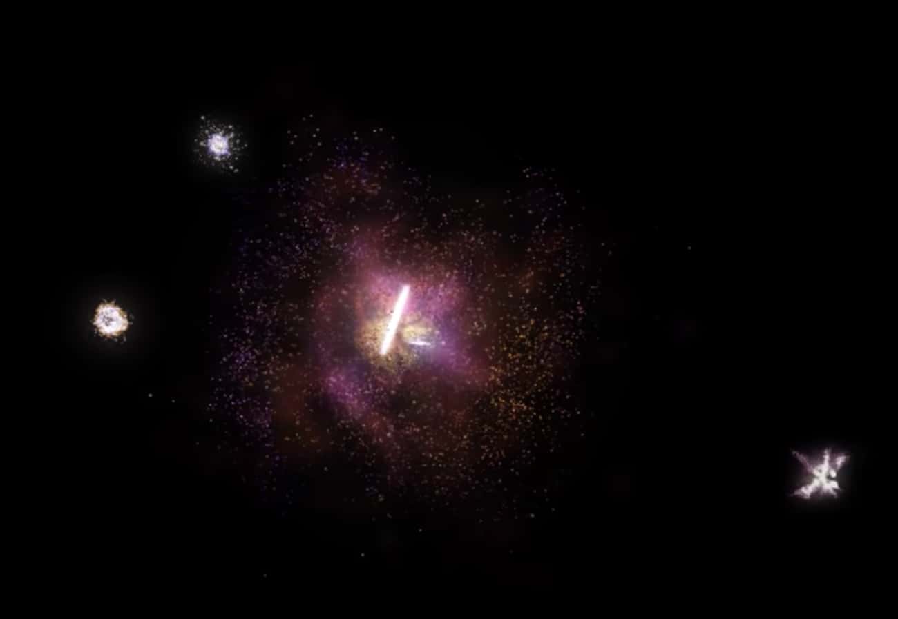 Astronomers Capture An Image Of Another Galaxy As It Existed 11 Billion Years Ago