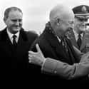 Dwight D. Eisenhower Greets General Franco on Random Rare Photos Of US Presidents That Most People Haven't Seen