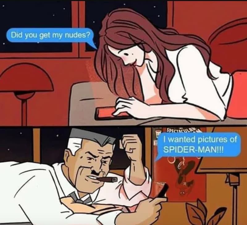 J. Jonah Jameson Refusing Nudes