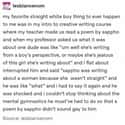 Maybe She Was Writing About Her Friend? on Random Times Straight People Forgot Gay People Existed