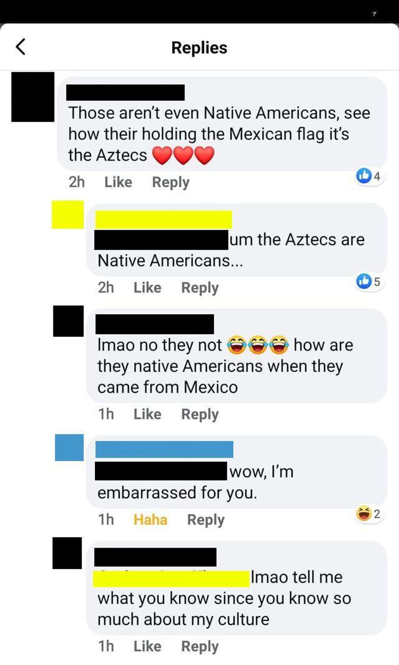 Confidently Thought The Aztecs Were Not Native Americans