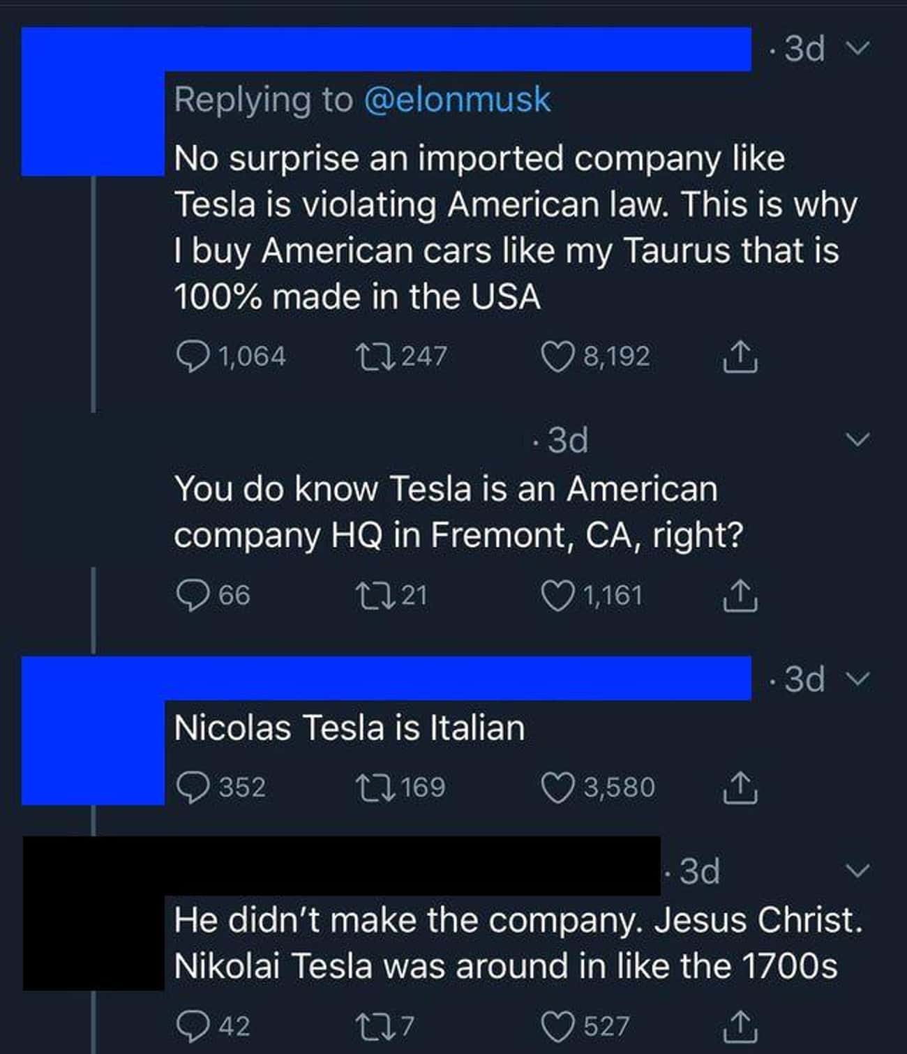Confidently Wrong About Tesla's Origin