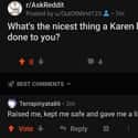Karen's Being Nice? on Random Times People Found The Most Wholesome Thing On The Internet