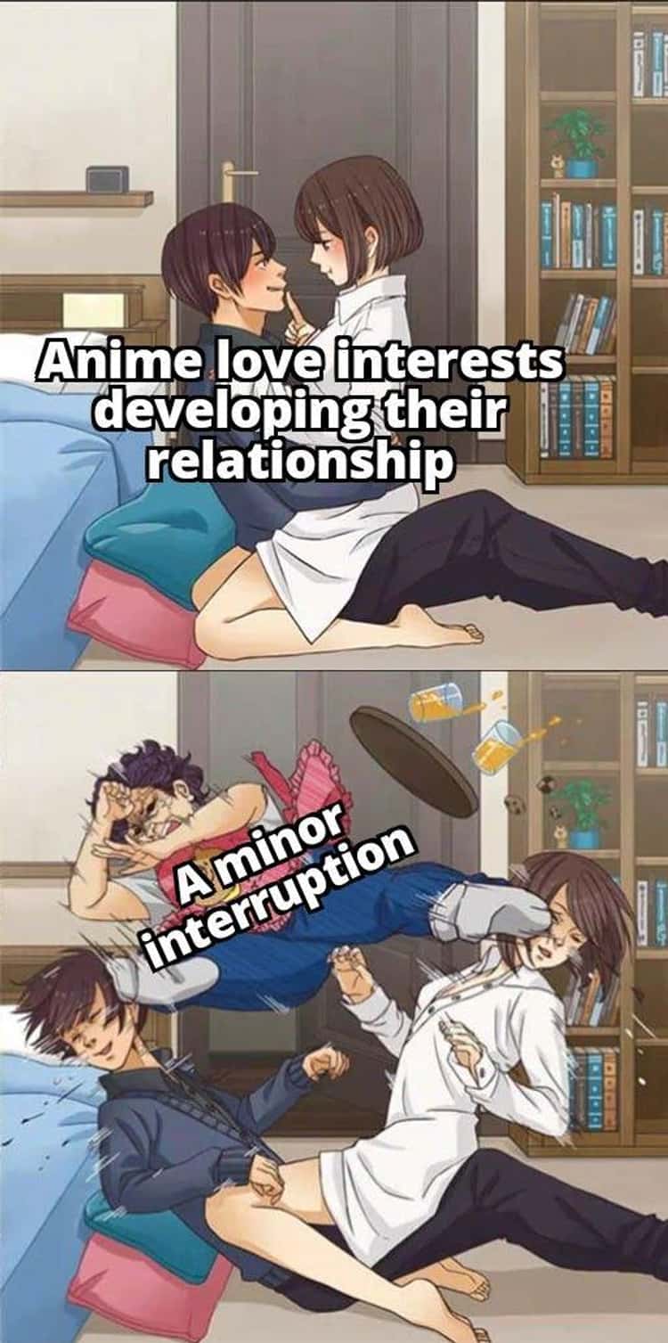 20 Hilarious Memes About Romance Anime That Are Way Too Accurate