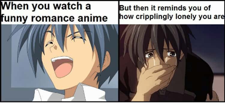 20 Hilarious Memes About Romance Anime That Are Way Too Accurate