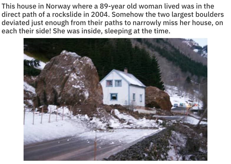 Between Two Rocks is listed (or ranked) 1 on the list 23 Should-Have-Been-Impossible Moments That Actually Happened