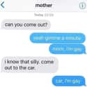 Mom: Come Out To The Car on Random Funny Times People Clapped Back With The Most Obvious Answer