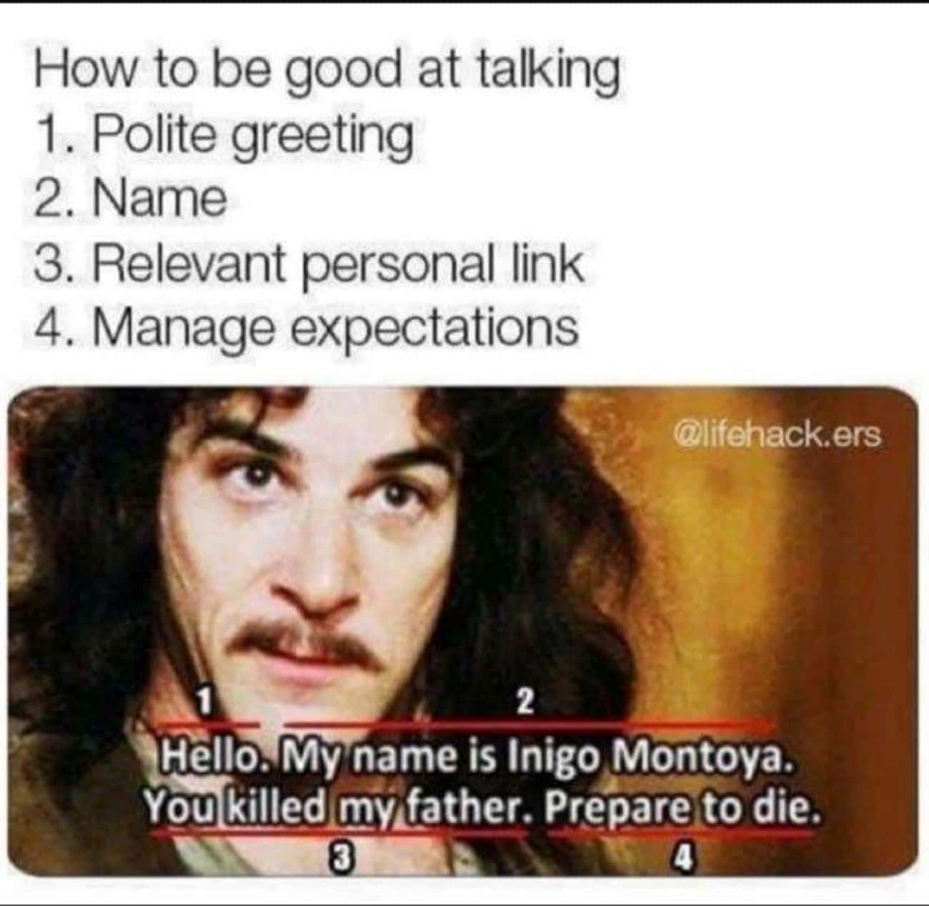 My Name Is Inigo Montoya