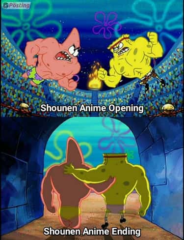 18 Anime Memes Hilariously Expressed Through Spongebob