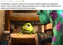 Pipes Replace Wires In The World Of Monsters University on Random Small But Poignant Details From Pixar Movies