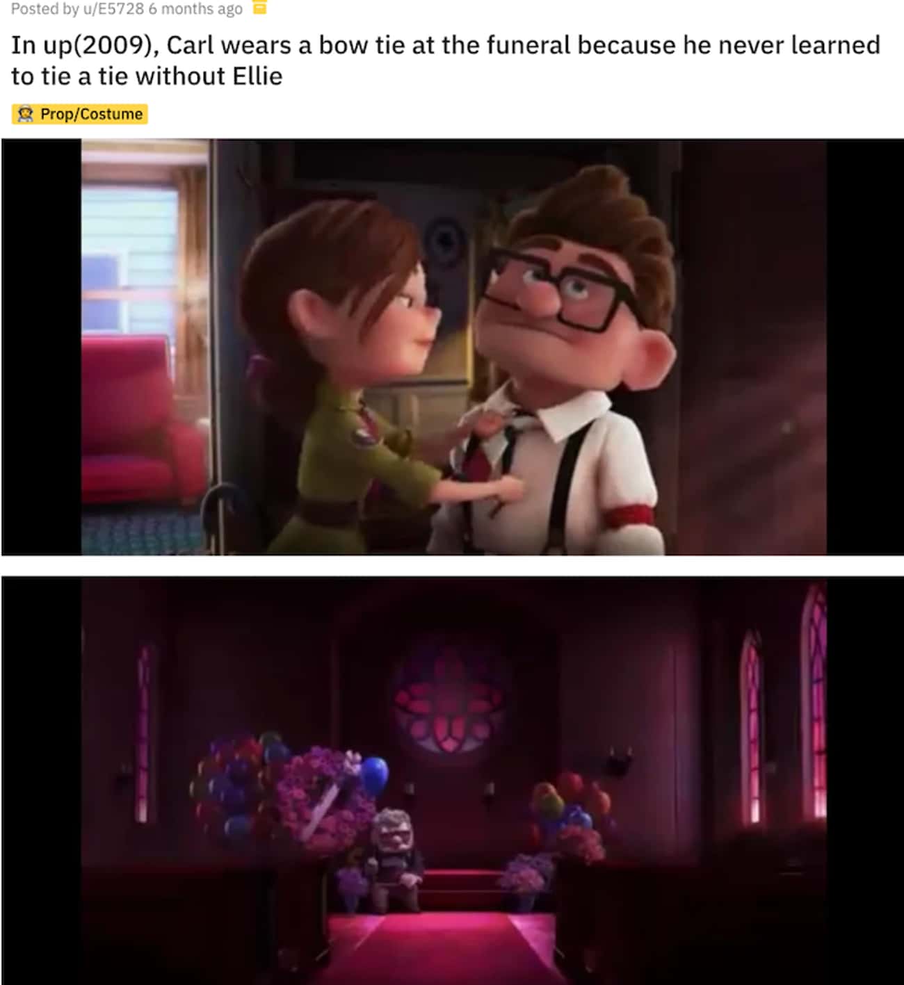 The Reason Why Carl Prefers Bowties In Up