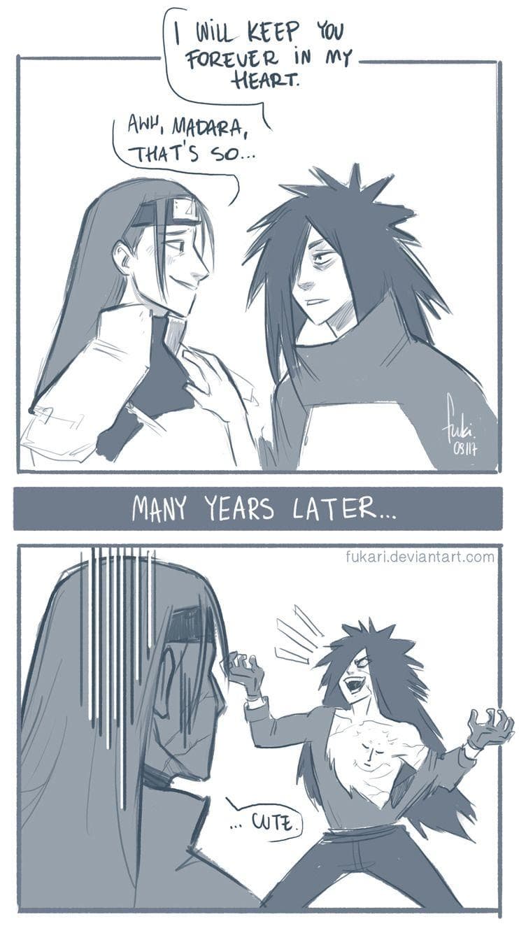 22 Hilarious Memes About Madara And Hashirama's Relationship