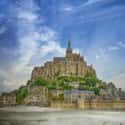 Mont-Saint-Michel Served As A Pilgrimage Site And Is Not Accessible At High Tide  on Random Beautiful Medieval Towns That Are Shockingly Well Preserved