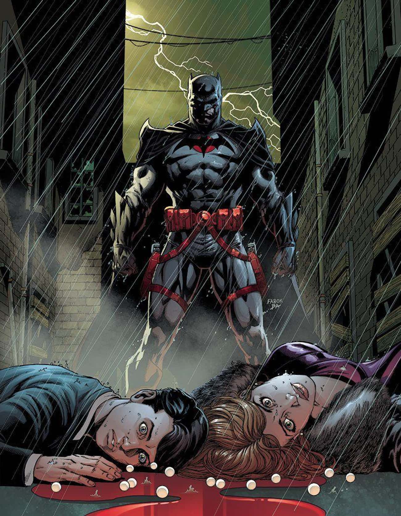 Bruce Wayne Was Slain In Crime Alley, Leaving His Father To Become A More Vicious Batman