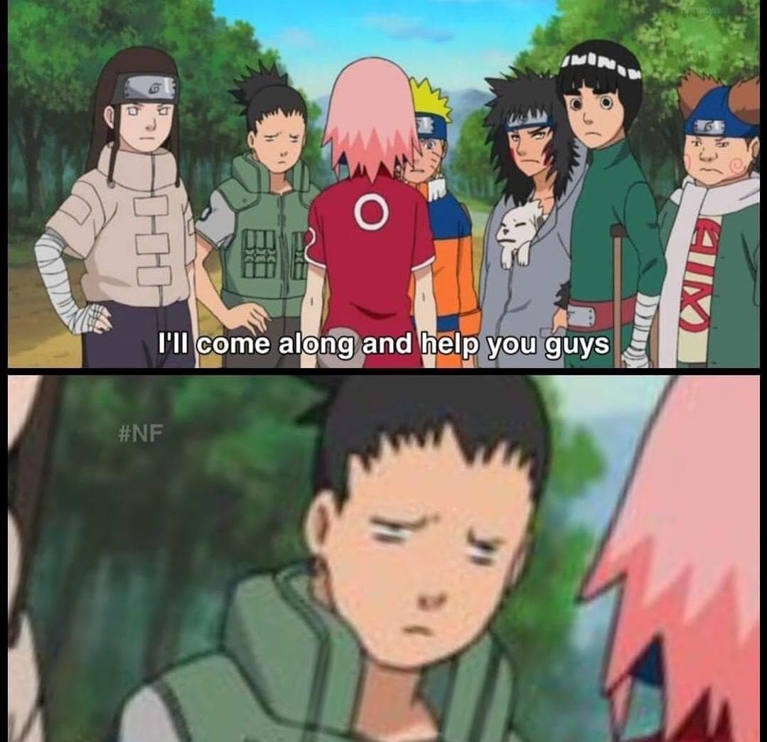 Random Hilarious Memes About Team 10 From Naruto