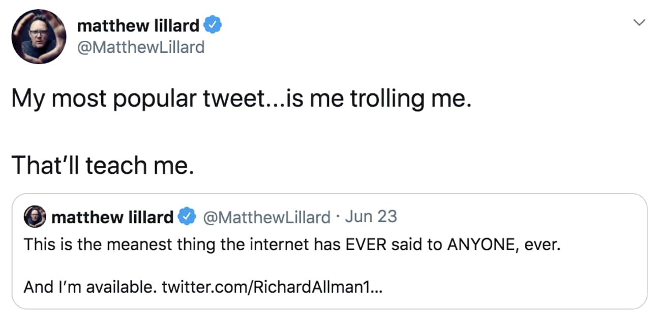 24 Matthew Lillard Tweets That Perfectly Capture Why He Will Always Be ...