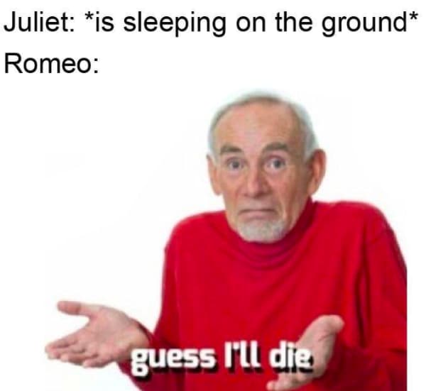 Romeo & Juliet Memes That Actually Made Us Laugh Out Loud
