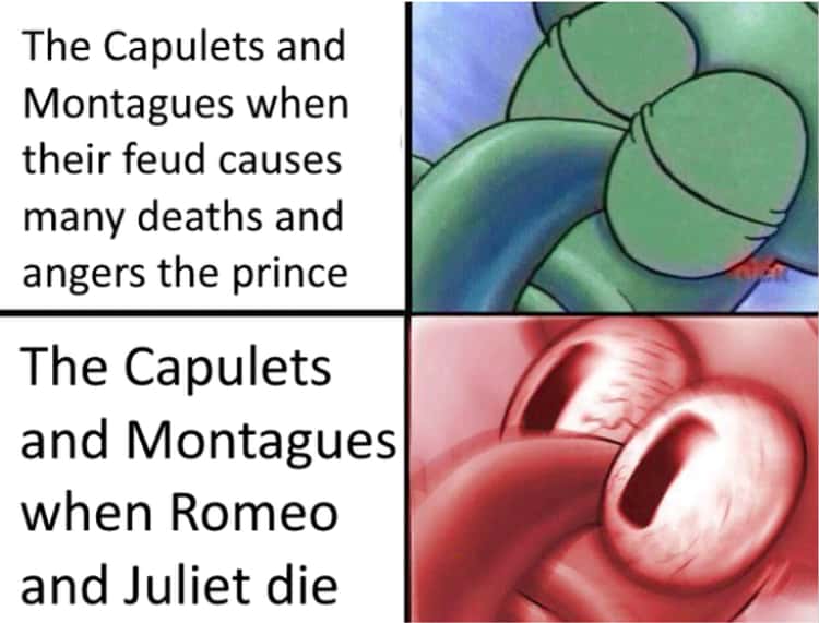 shakespeare romeo and juliet memes
