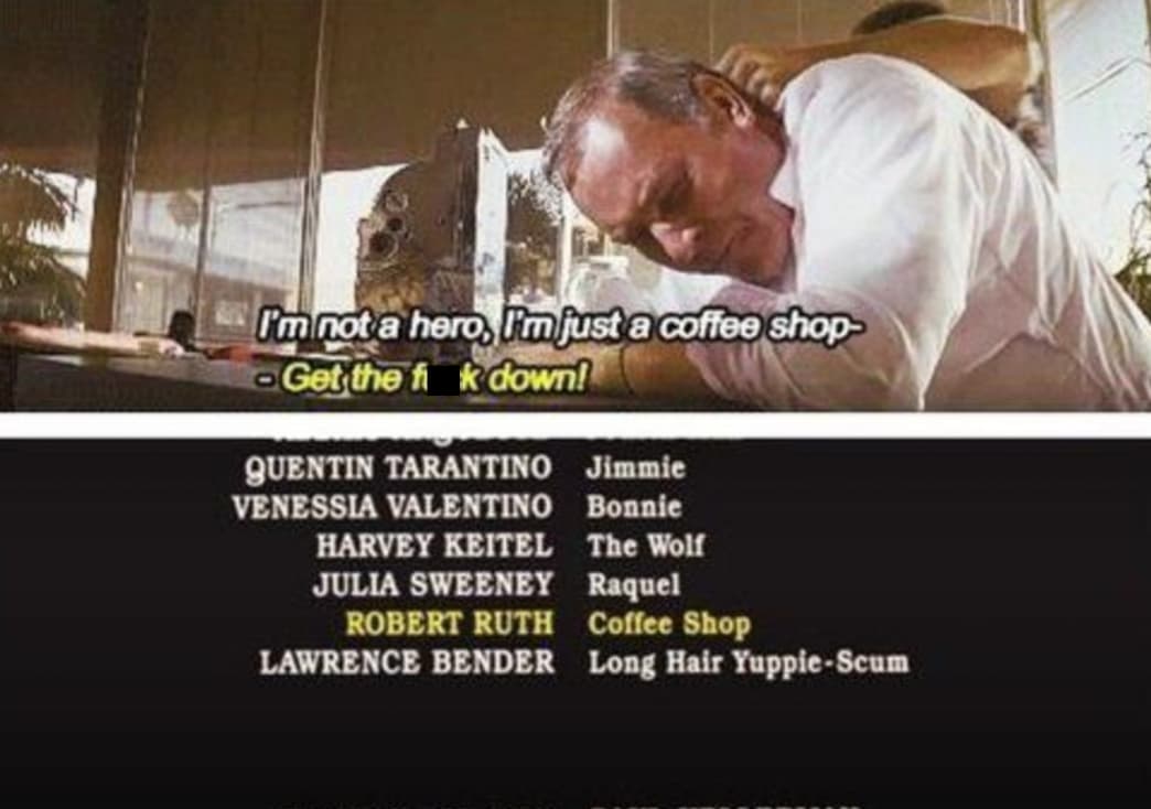 How A Role Is Credited In 'Pulp Fiction'