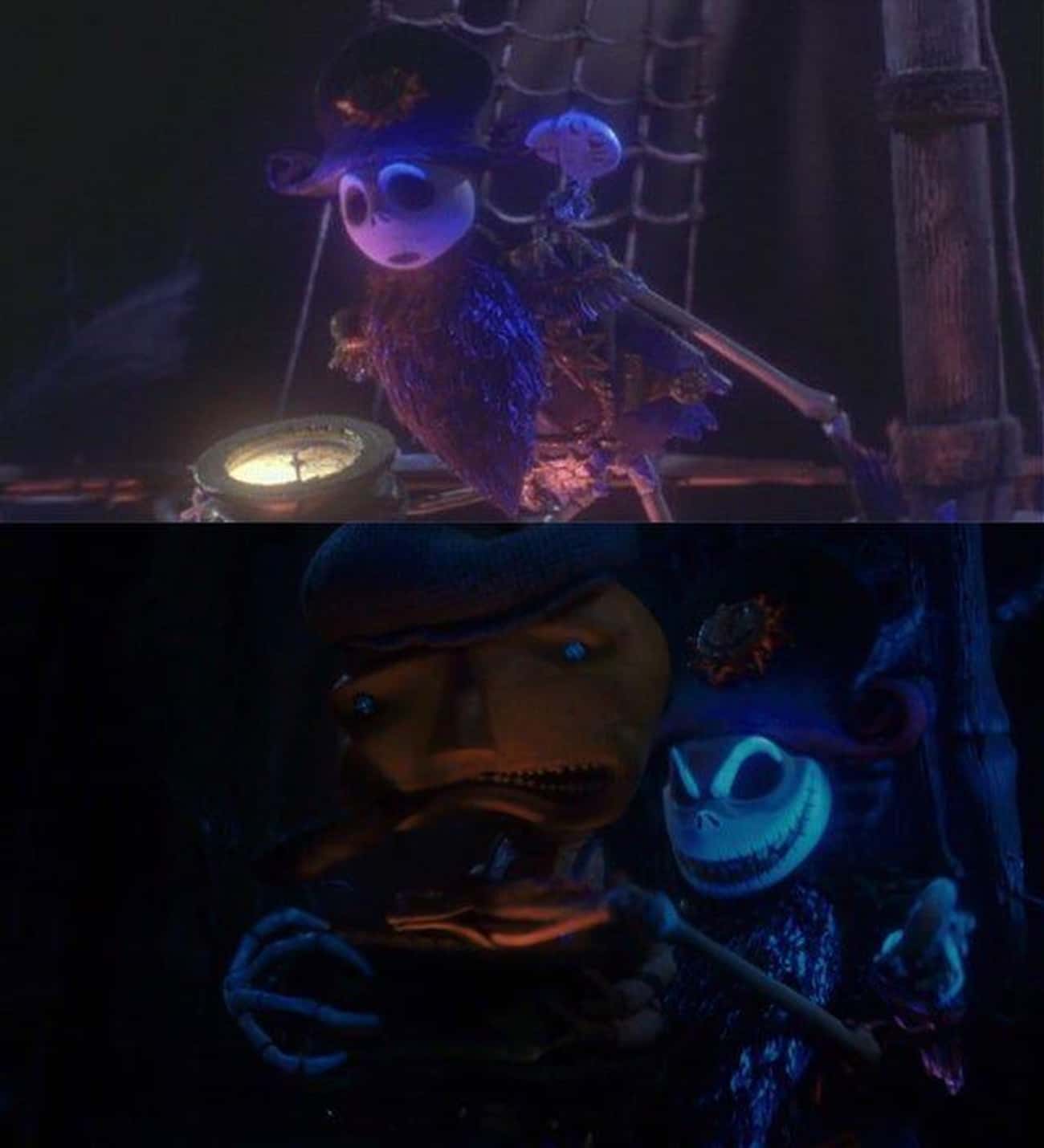 Jack Skellington Mans The Ghost Ship In 'James And The Giant Peach'
