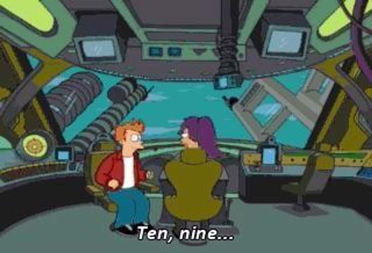 It Takes 1.2 Seconds For Fry And Leela To Fly To The Moon, The Same As Light