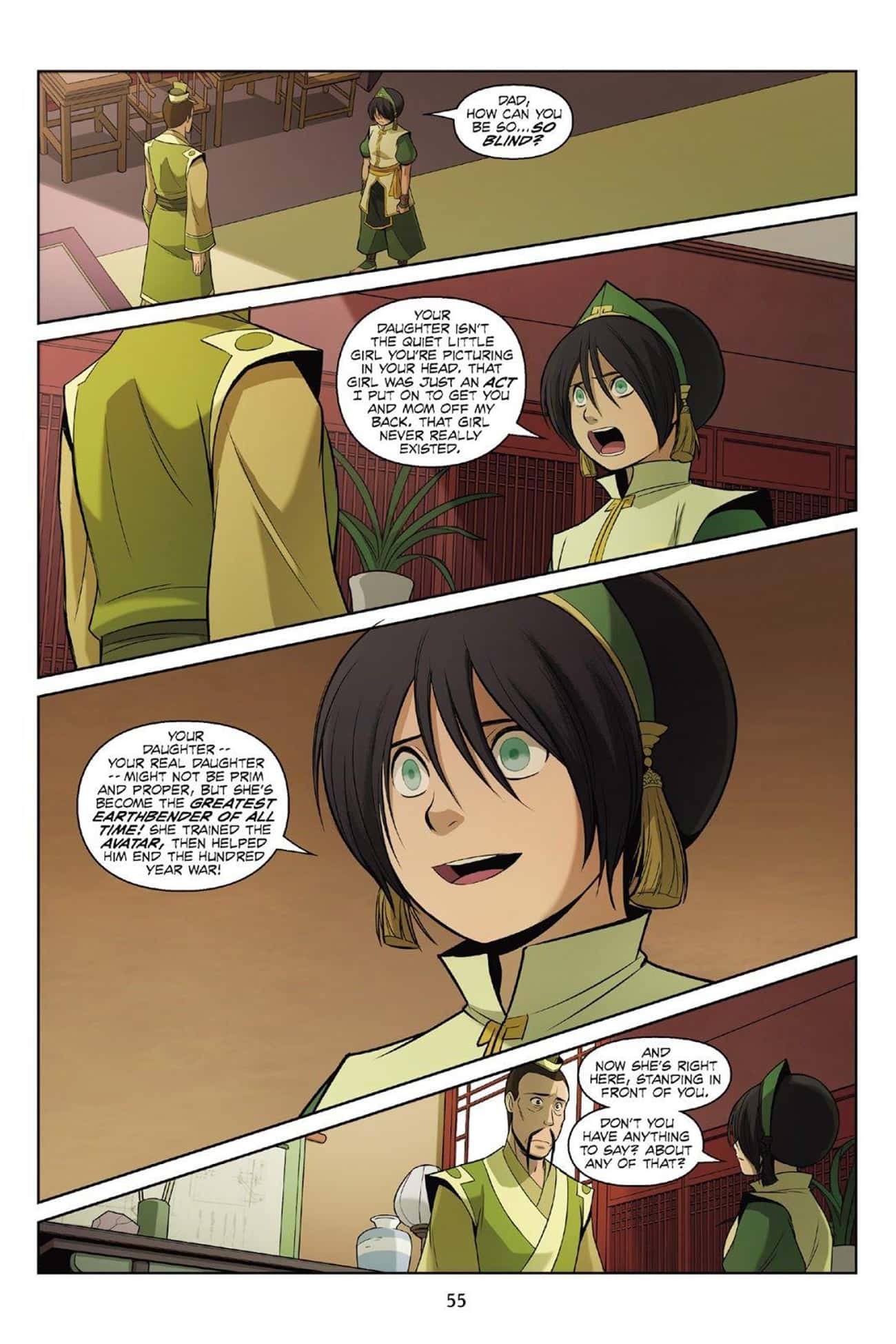 Toph Confronts Her Dad