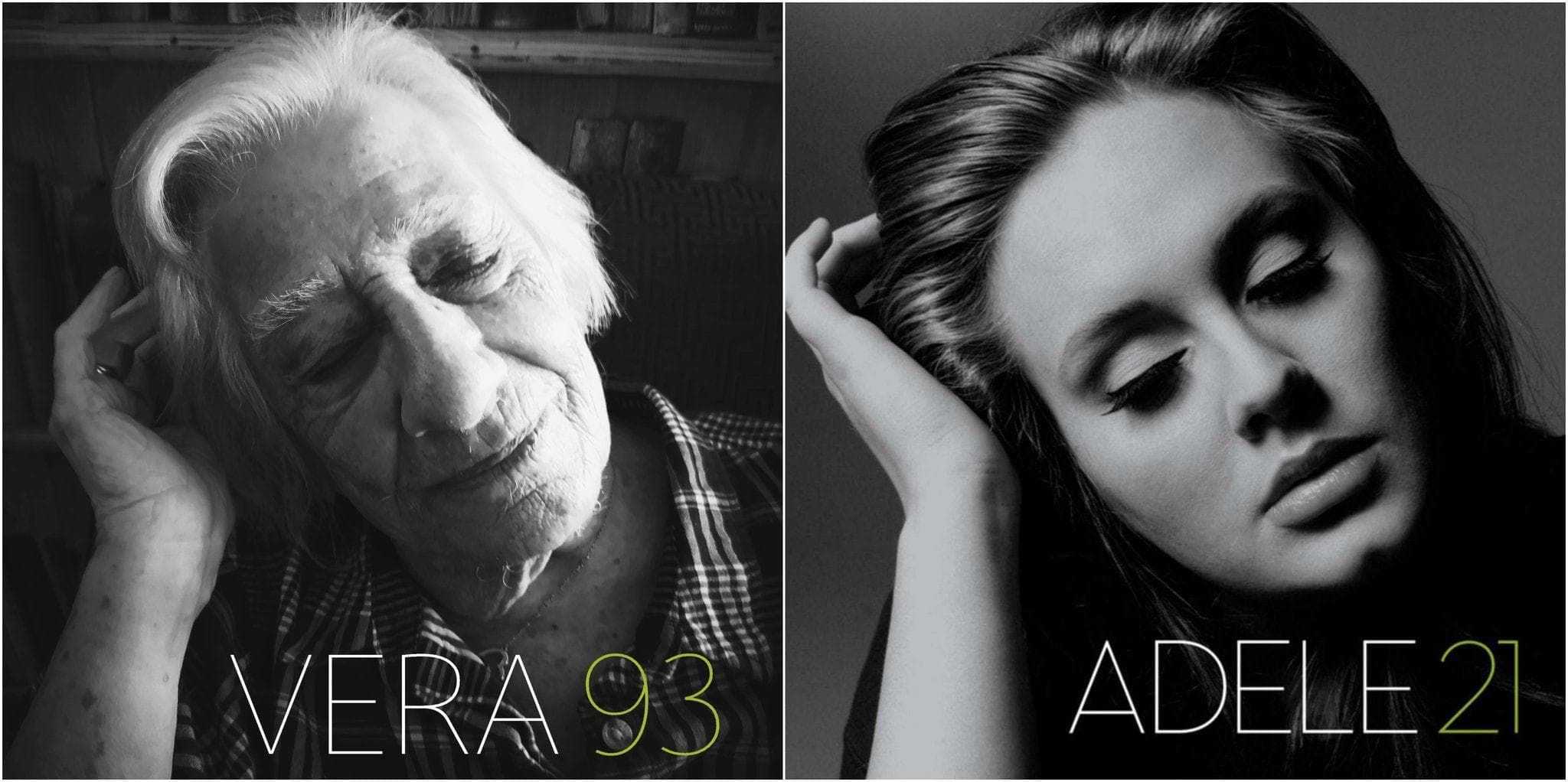 Image of Random Iconic Album Covers Recreated By Residents Of This Senior Care Home