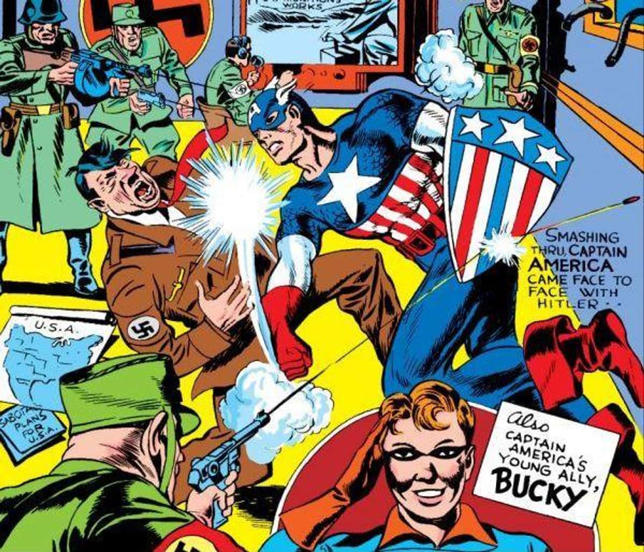 Captain America Was Punching Hitler Before The USA Even Joined WWII