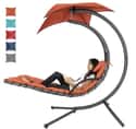 Hanged Curved Lounge Chair on Random Best Patio Furnitures