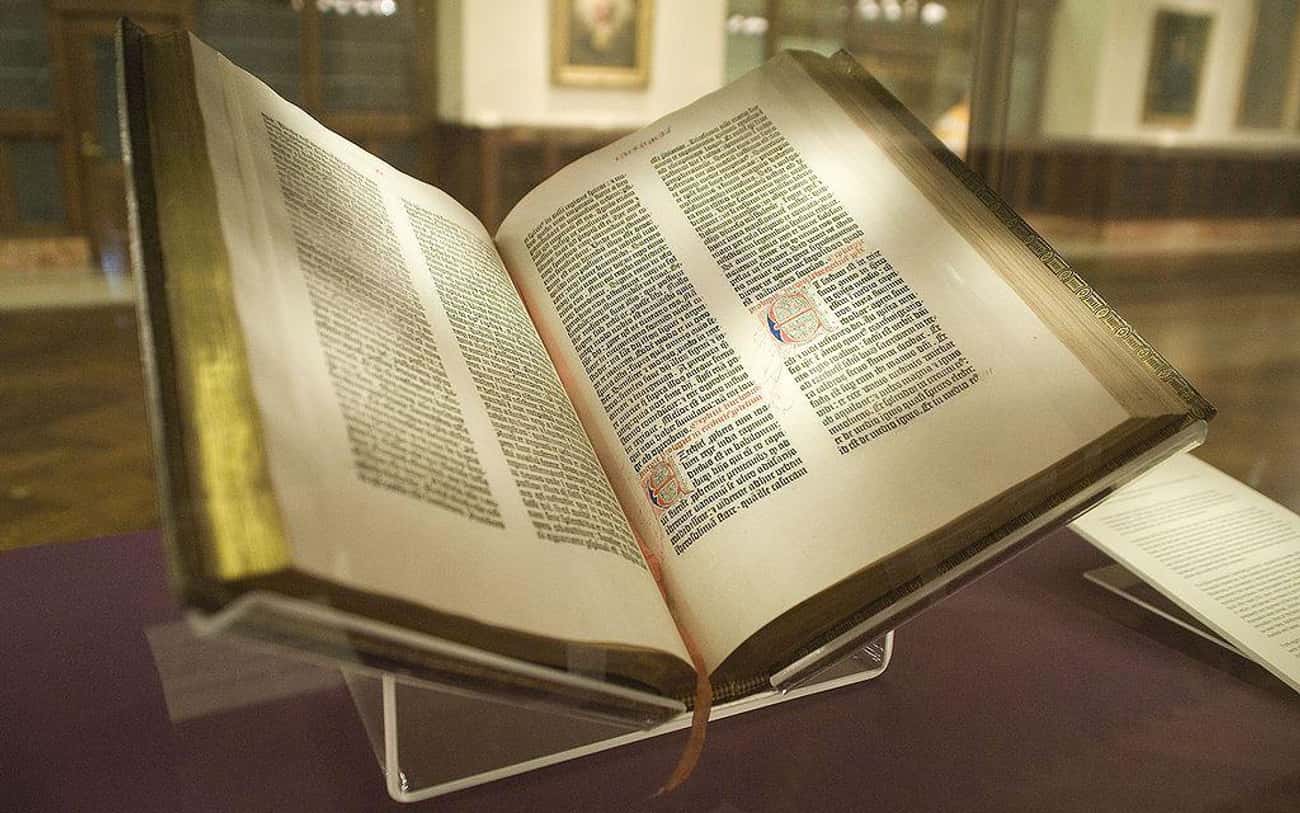 The First Gutenberg Bible To Arrive In The United States (c. 15th Century)