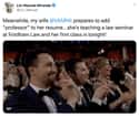 He Even Shows Applause In GIF Form on Random Lin-Manuel Miranda Tweets That Prove He Is His Wife's Biggest Fan
