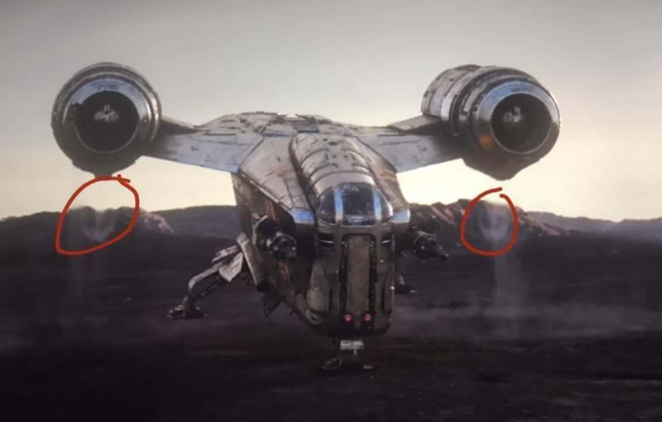 As A Tribute, Mando's Ship's Exhaust Displays The Rebel Insignia