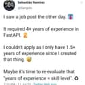 Not Good Enough on Random Posts That Capture Frustrating Experience Facing Job Hunters