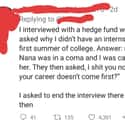 He Loves His Grandma? Pass! on Random Posts That Capture Frustrating Experience Facing Job Hunters